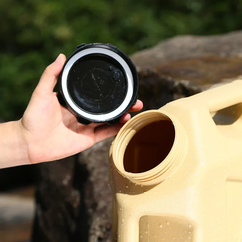 Portable 12 Litre Water Container With Drain Tap - Robust Canister For Outdoor And Camping