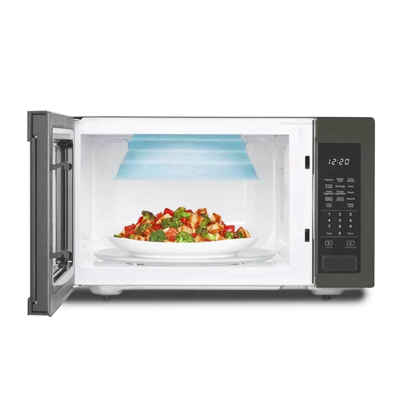 2 in 1 Foldable Microwave Cover and Anti-Heat Handle