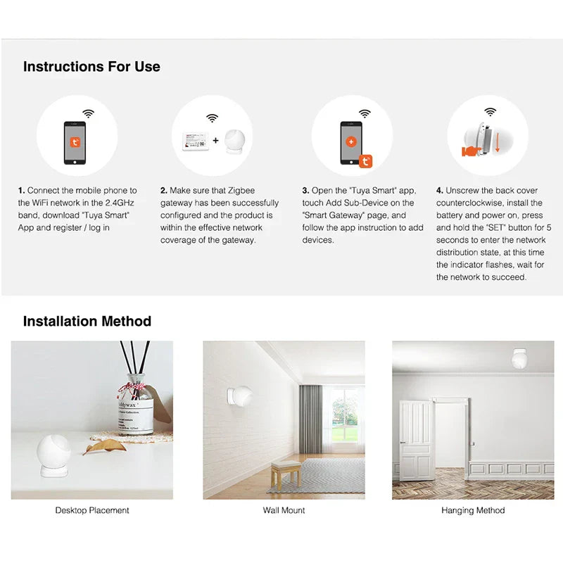 PIR Motion Detector ( Zigbee 3.0 )