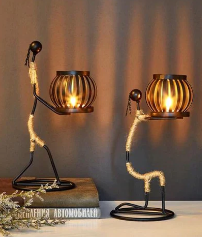 Vintage-Inspired Candle Holder