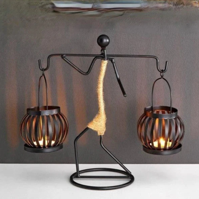 Vintage-Inspired Candle Holder