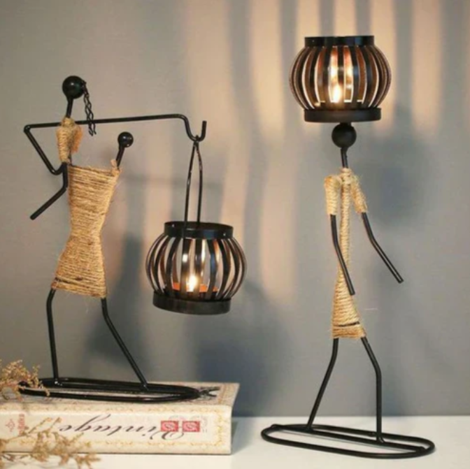 Vintage-Inspired Candle Holder