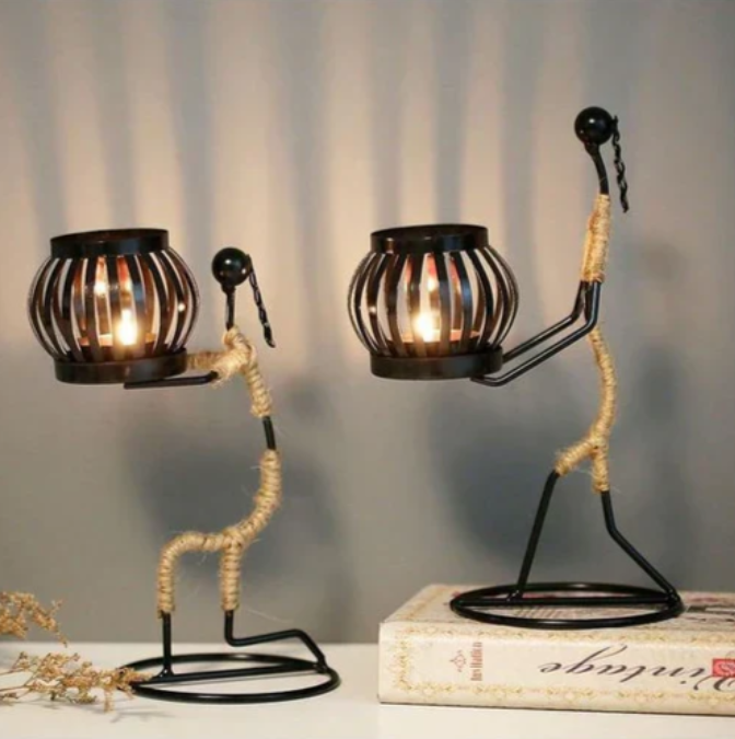 Vintage-Inspired Candle Holder