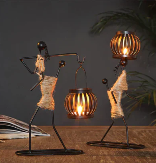 Vintage-Inspired Candle Holder
