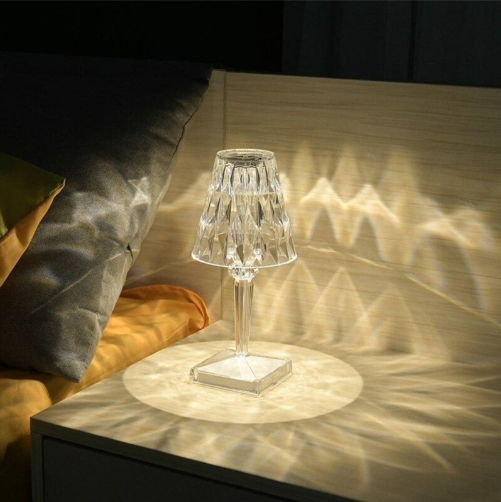 Acrylic Glass Crystal Table Lamp
