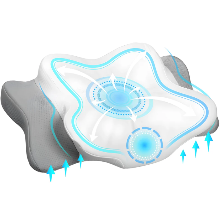 Ergonomic Sleep Pillow with 3D Design