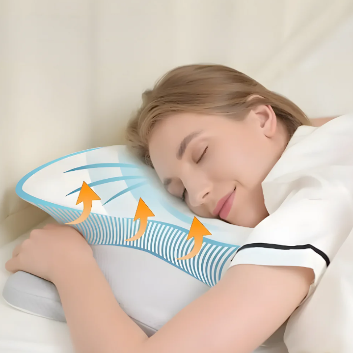 Ergonomic Sleep Pillow with 3D Design