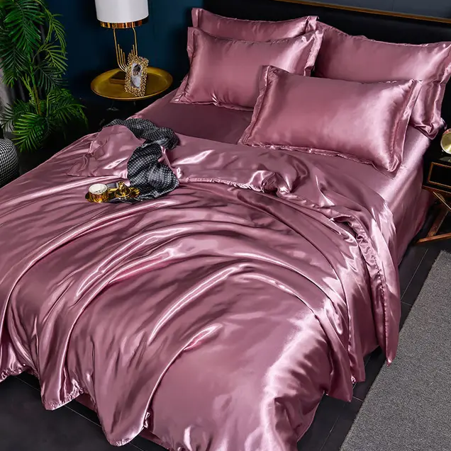 Premium Plain Satin Bed Linen