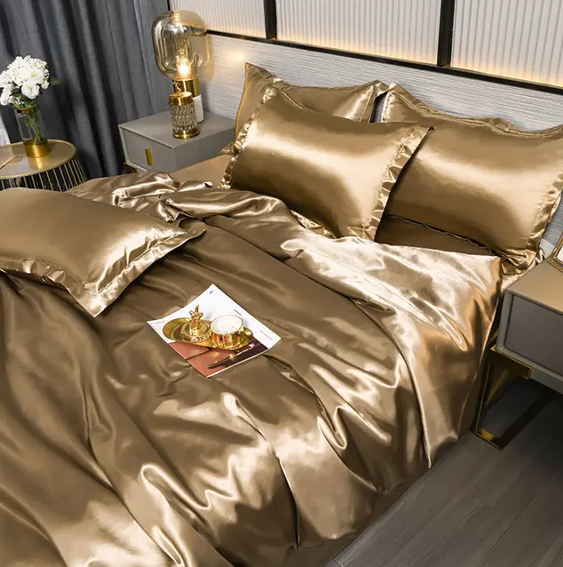 Premium Plain Satin Bed Linen