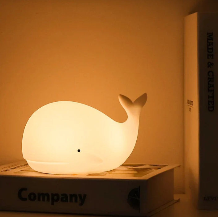 Charming Color Changing Whale Night Light