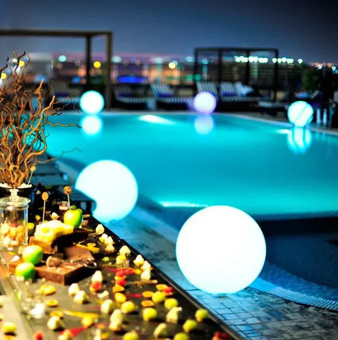 Round Garden Lamp