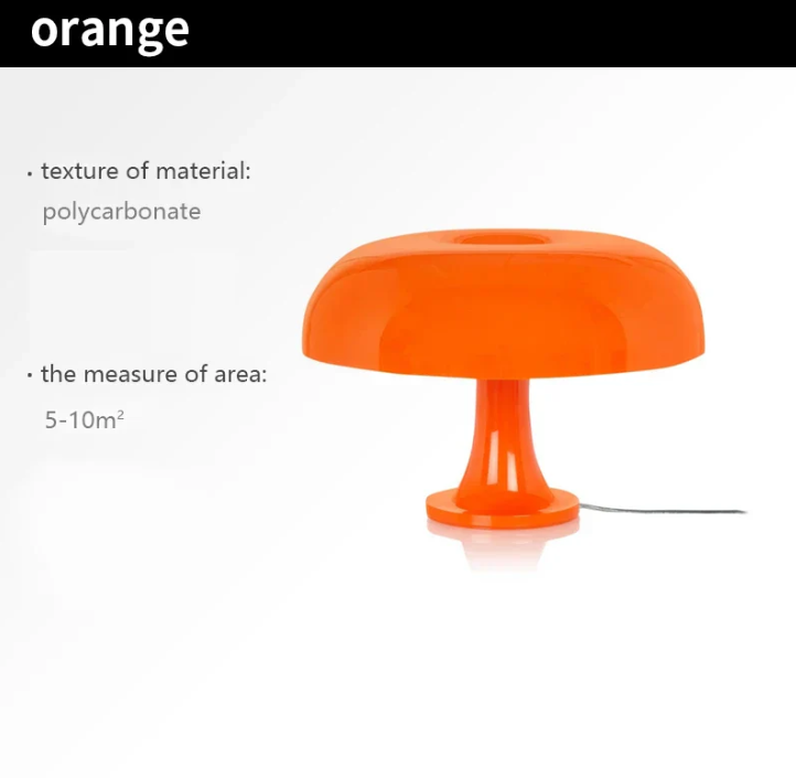 Modern Designer LED Mushroom Table Lamp – Minimalist for Bedroom & Living Room