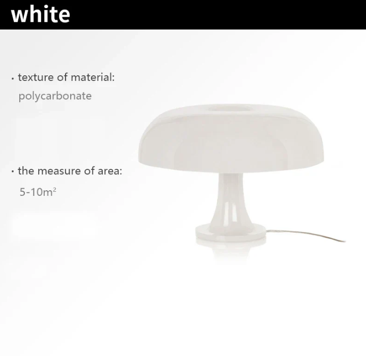 Modern Designer LED Mushroom Table Lamp – Minimalist for Bedroom & Living Room