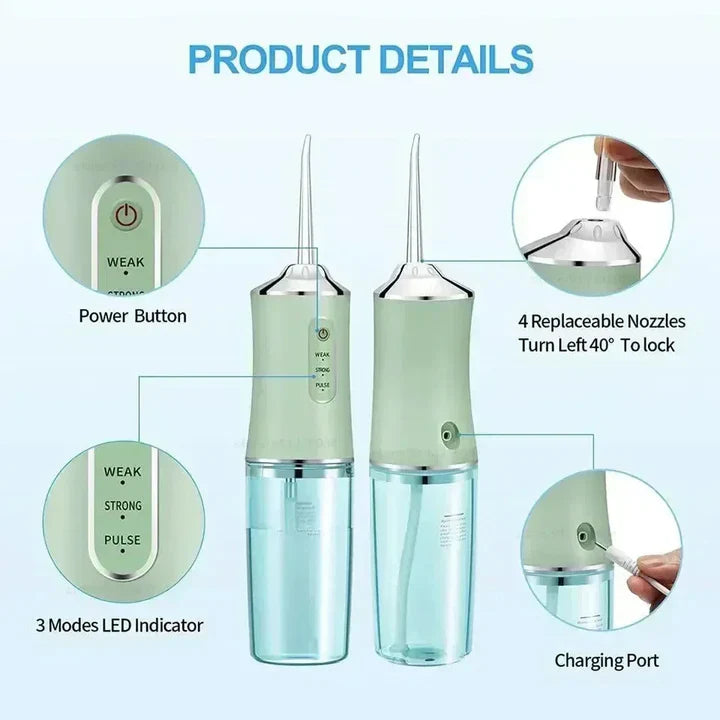 Cordless Water Tooth Cleaner | For Thorough Tooth Cleaning