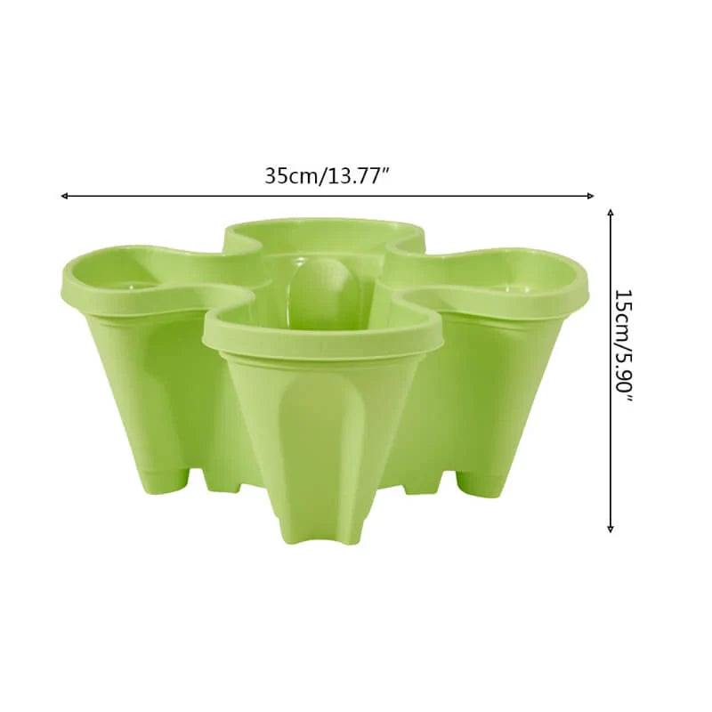 Space - Saving Stackable Plant Pots - Vertical Planting System with Castors