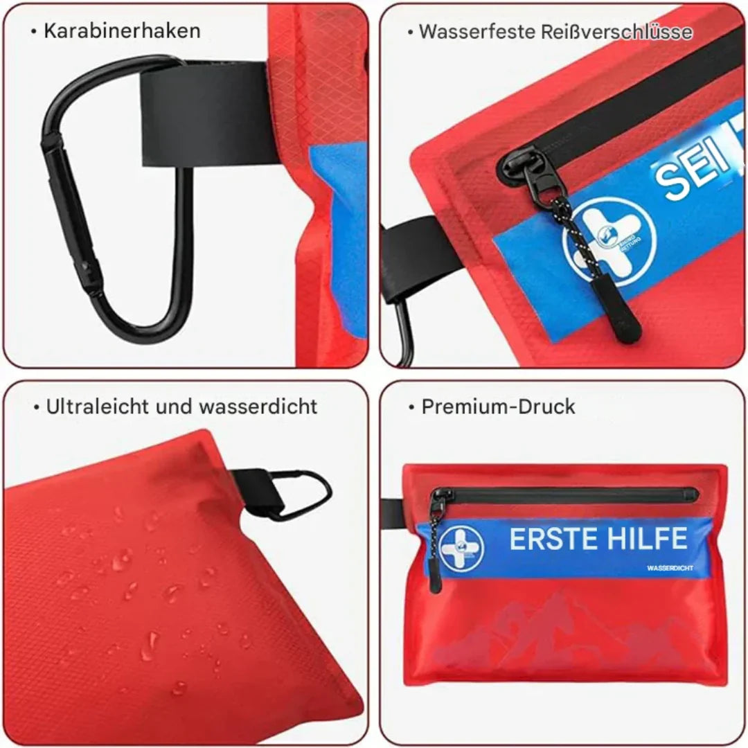 Waterproof First Aid Emergency Kit - Practical First Aid Kit For Outdoor And Travelling