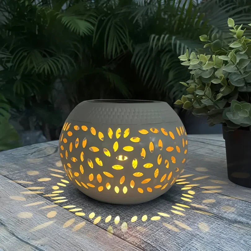 Dotted Solar Garden Lighting - Decorative Lamp for Outdoor Areas and Patios