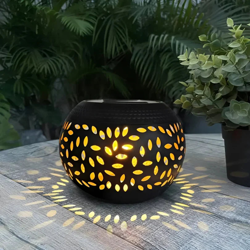 Dotted Solar Garden Lighting - Decorative Lamp for Outdoor Areas and Patios
