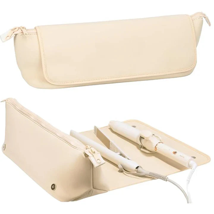 2-in-1 Hair Tool Travel Bag & Heat-Resistant Pad