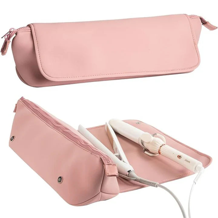 2-in-1 Hair Tool Travel Bag & Heat-Resistant Pad