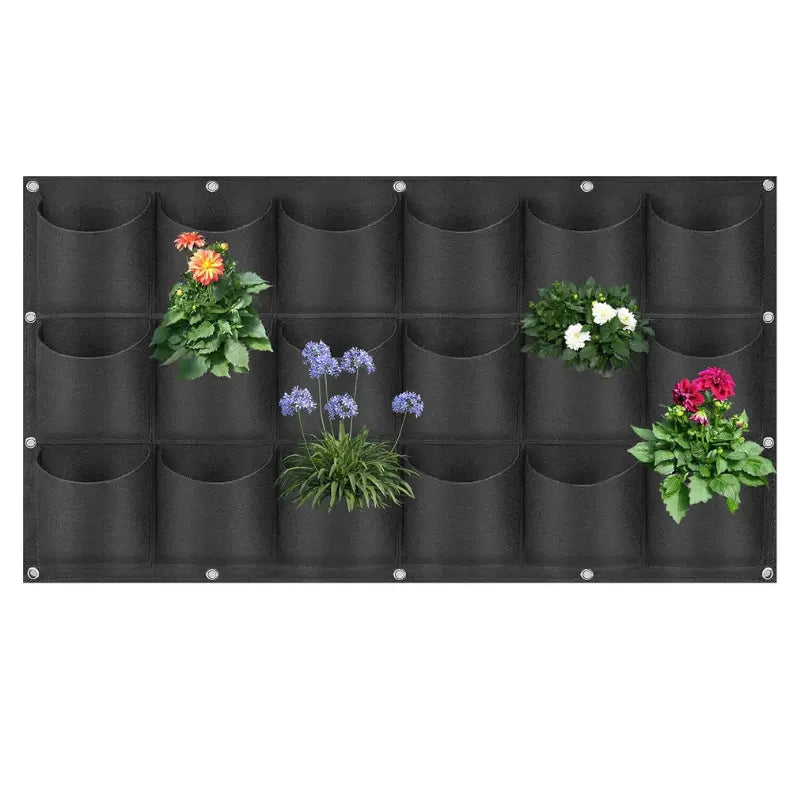 Felt Plant Bag for Vertical Wall Mounting - Three - Dimensional , Non - Woven Plant Bag