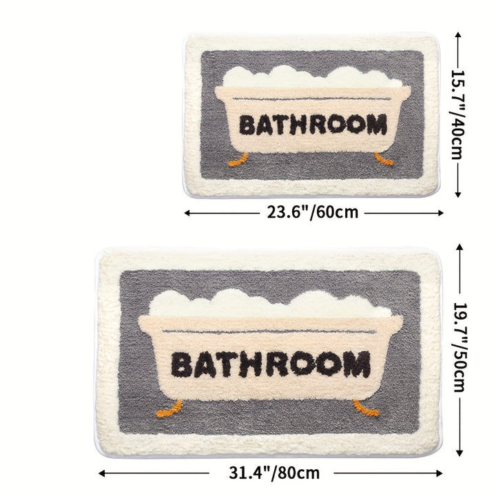 Soft And Non - Slip Bath Mat With High Absorbency