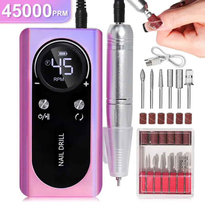 Manicure Set and Nail File for On-the-Go