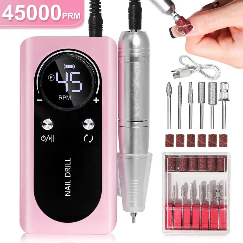 Manicure Set and Nail File for On-the-Go