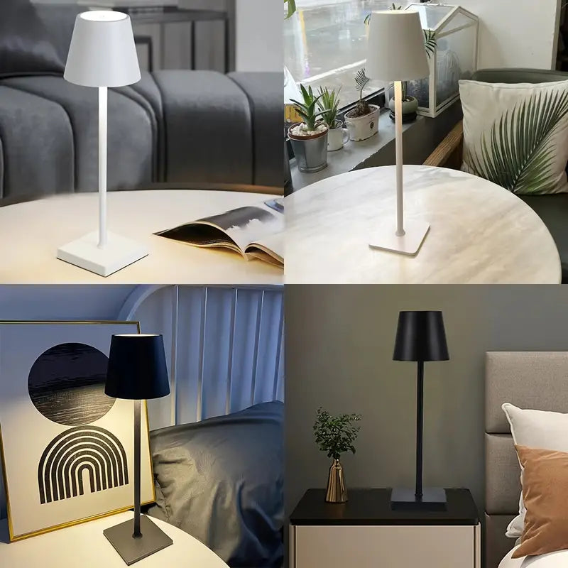 Elegant Led Table Lamp With Rechargeable Battery