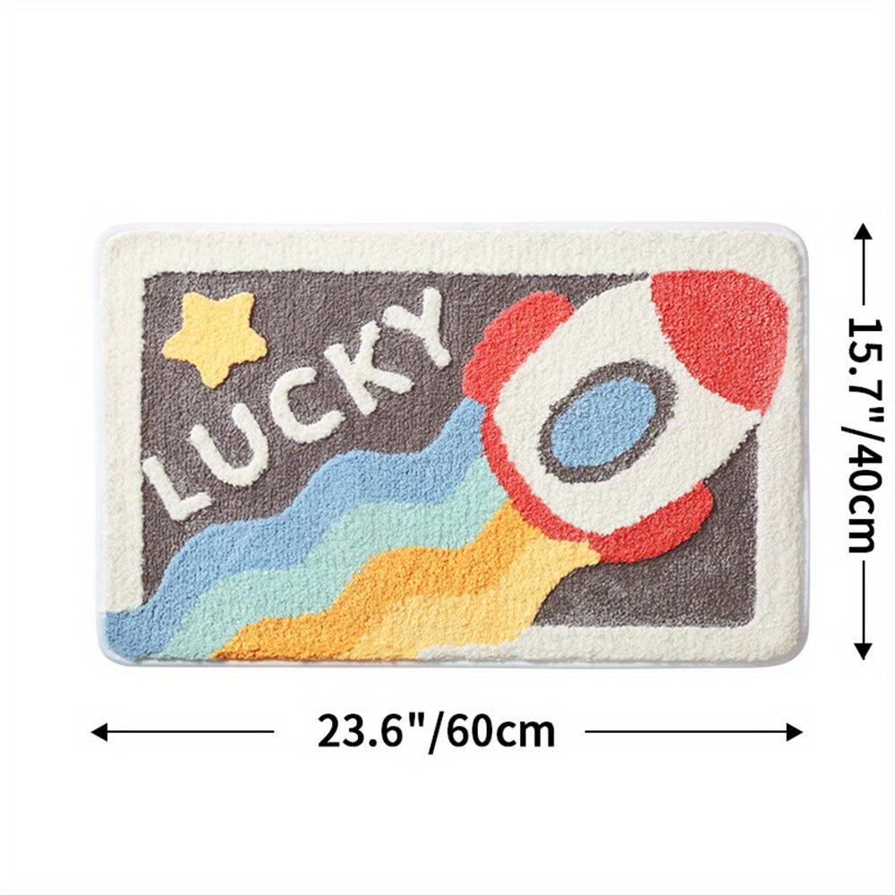 Soft And Non - Slip Bath Mat With High Absorbency