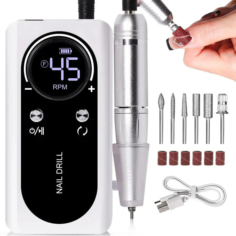 Manicure Set and Nail File for On-the-Go