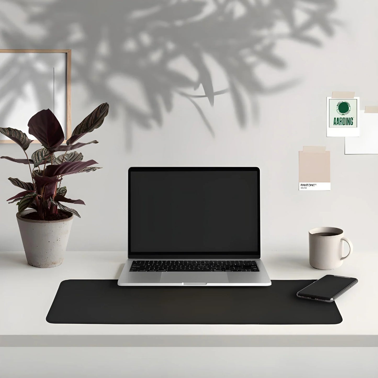 Grounding Mat Made of Carbon Leather for Electronic Devices and Health
