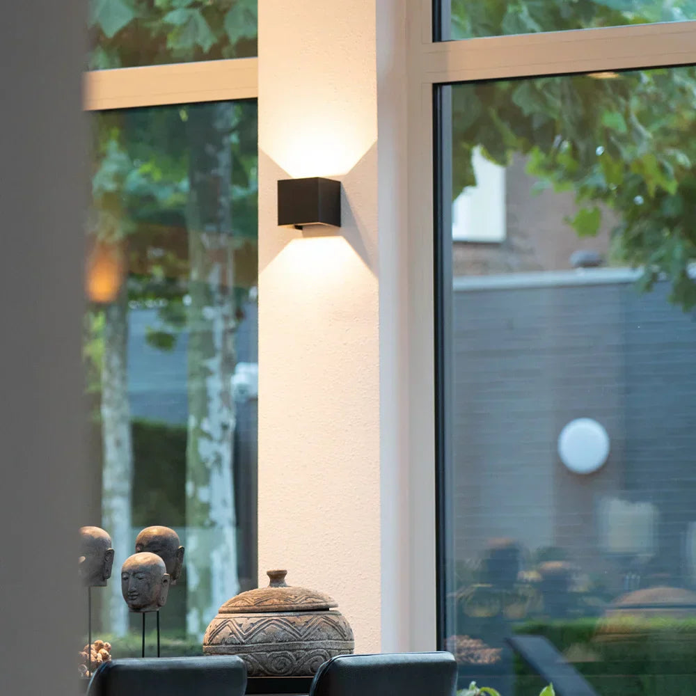 Modern LED Wall Light In Cube Design
