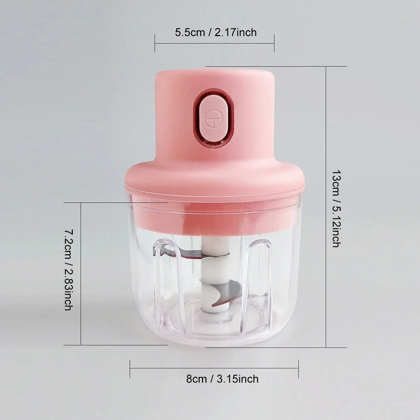 Wireless Food Chopper - Compact Mini Chopper For Spices And Vegetables