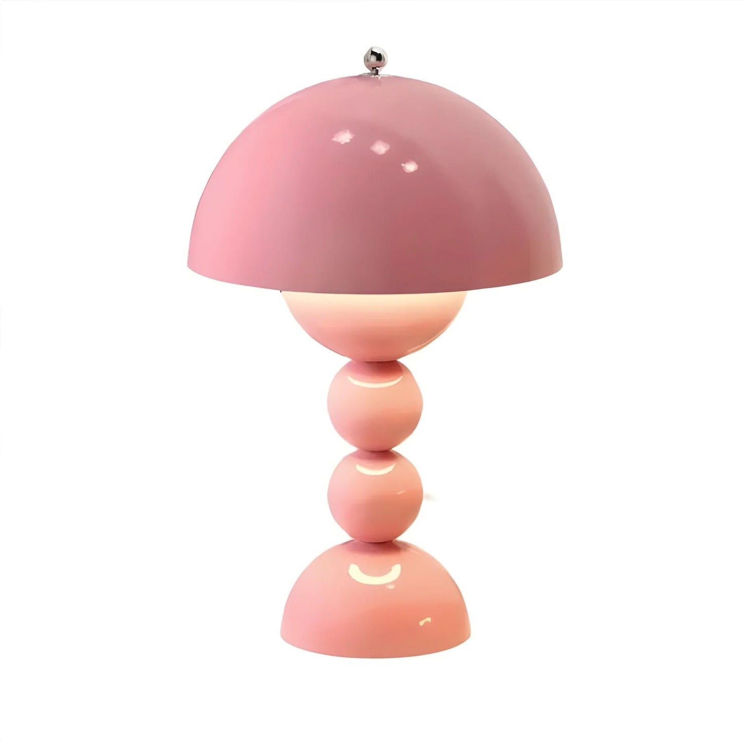 Modern Table Lamp in Scandinavian Design with Gold Accents