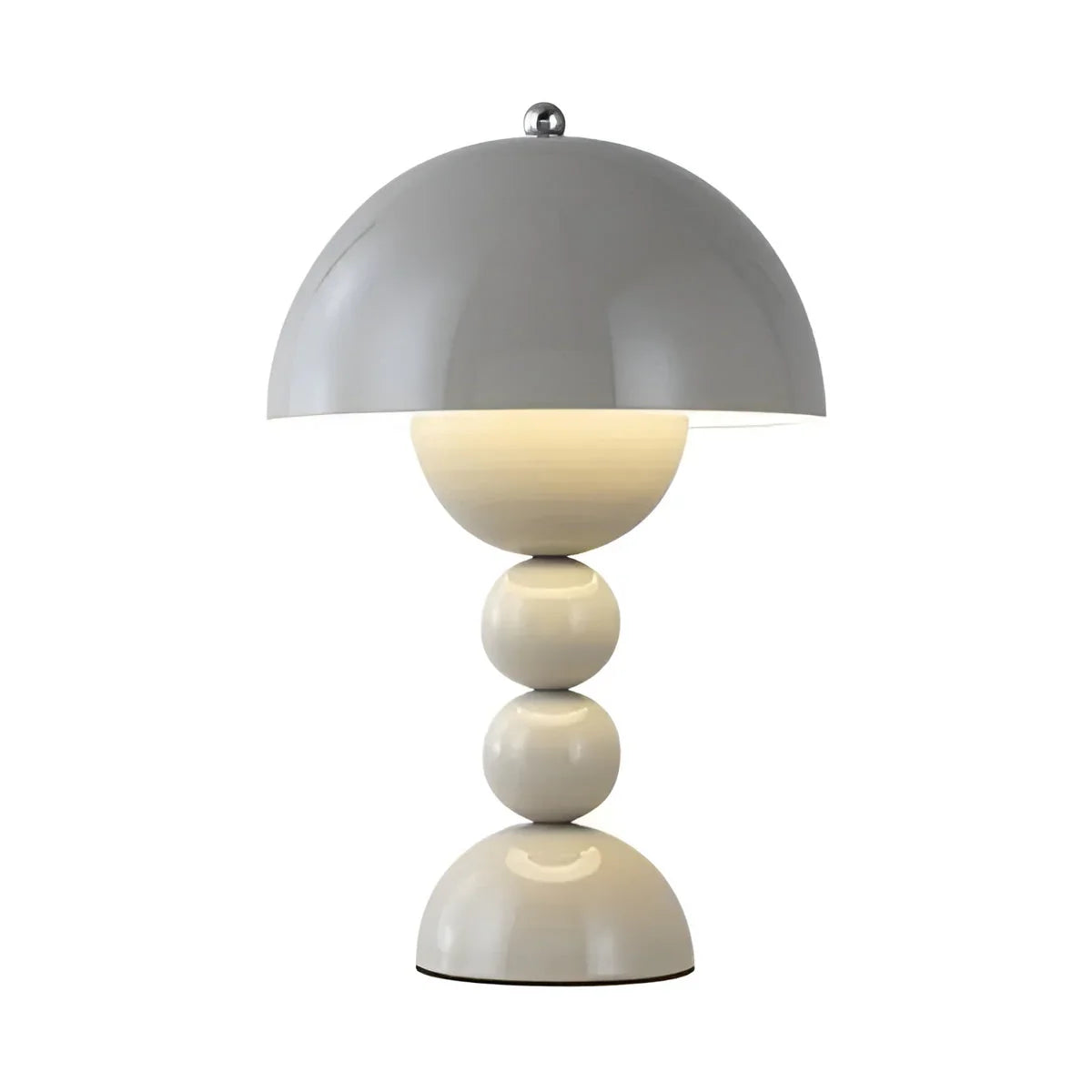 Modern Table Lamp in Scandinavian Design with Gold Accents