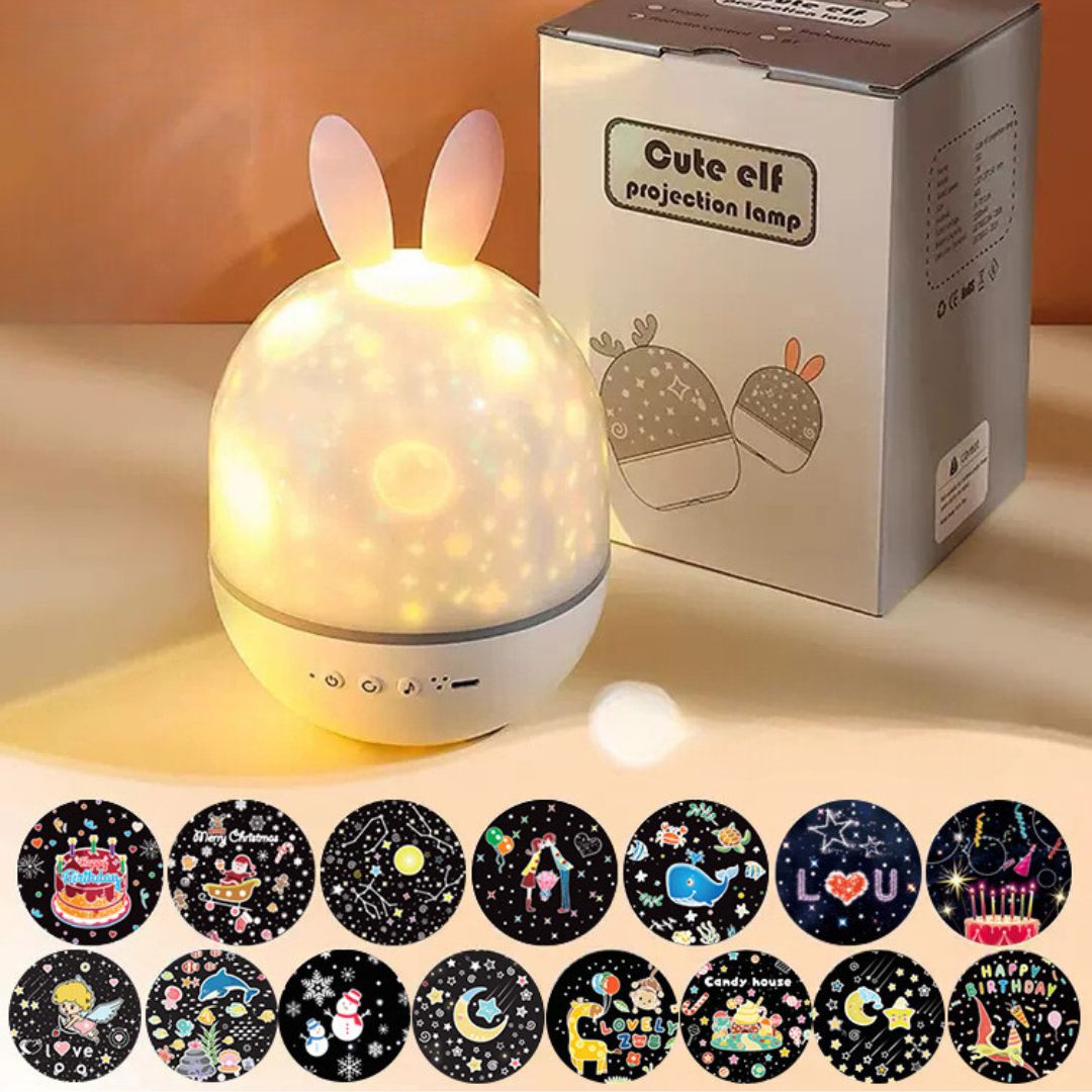 Magical Children's Room Lamp With Star Effect