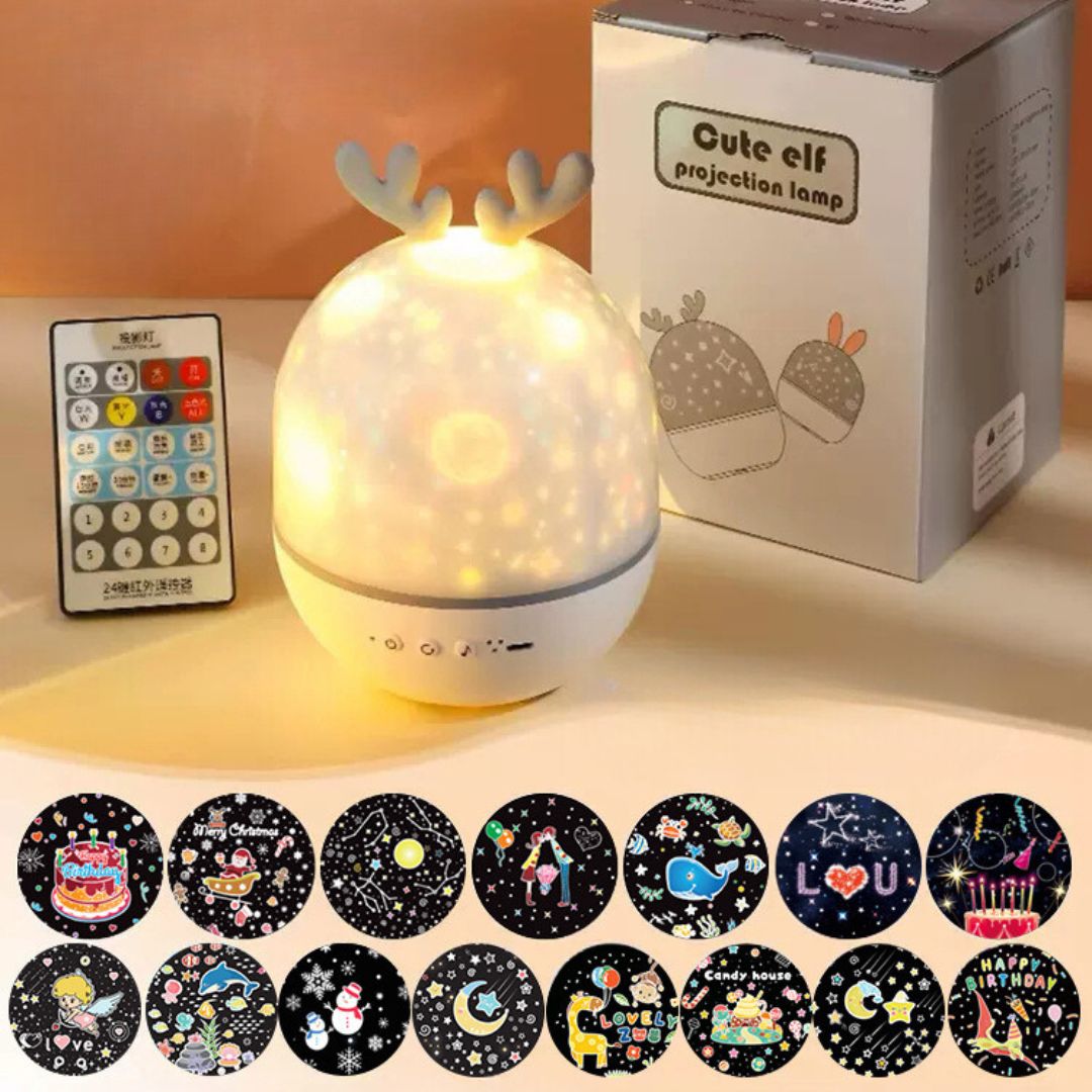 Magical Children's Room Lamp With Star Effect