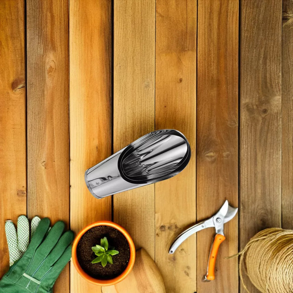 Stainless Steel Shovel for Potting Soil - Robust Planting Shovel for Garden and Balcony