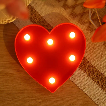 Led Letters  Numbers And Symbols - Illuminated Decorations With Warm White Light For Parties And Living Spaces