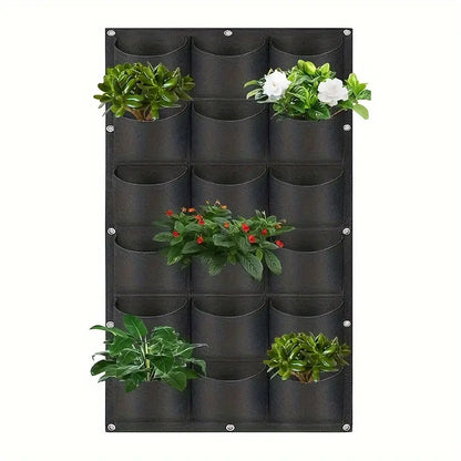 Felt Plant Bag for Vertical Wall Mounting - Three - Dimensional , Non - Woven Plant Bag