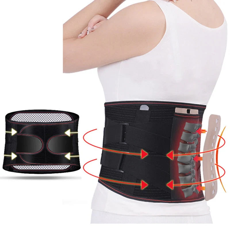 Lumbar Vertebra Pain-Relieving Back Support