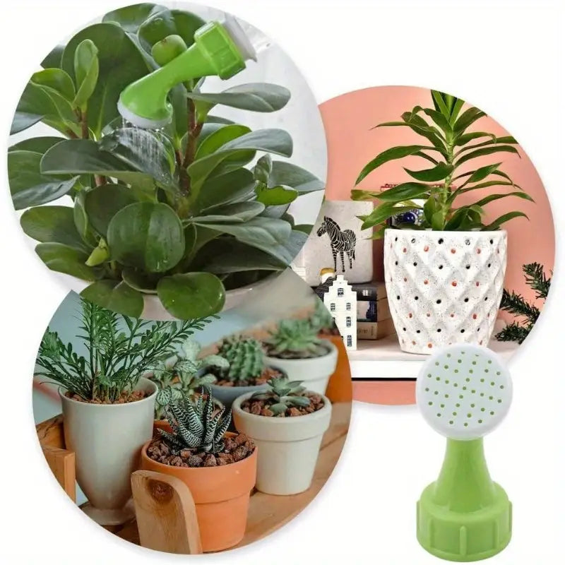 Mini Watering Sprinkler for Bottles - Portable Plant Waterer for the Garden