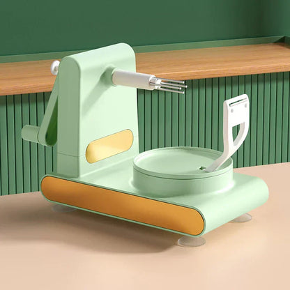 Simple Vegetable And Fruit Peeler With Hand Crank - For Effortless Peeling