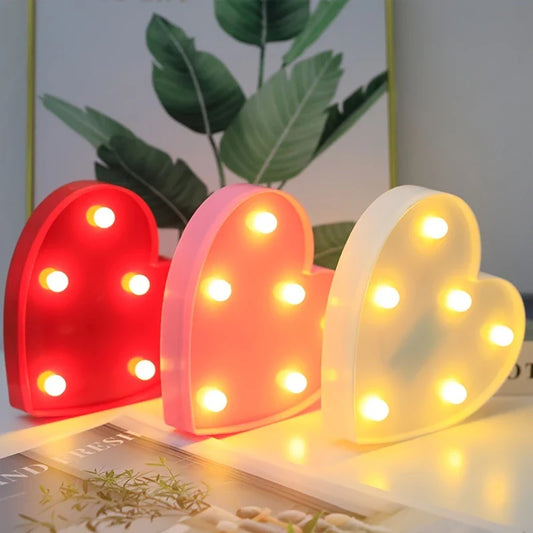 Led Letters  Numbers And Symbols - Illuminated Decorations With Warm White Light For Parties And Living Spaces