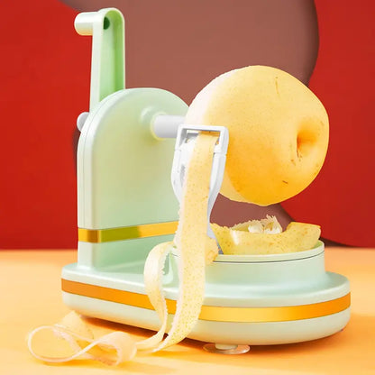 Simple Vegetable And Fruit Peeler With Hand Crank - For Effortless Peeling
