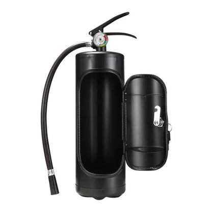 Original Stylish Bottle Holder in Fire Extinguisher Design - Practical and Decorative
