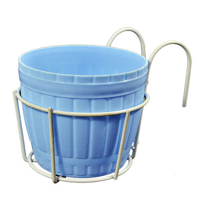 Practical Planter Holder with Sturdy Metal Frame for Balconies and Patios
