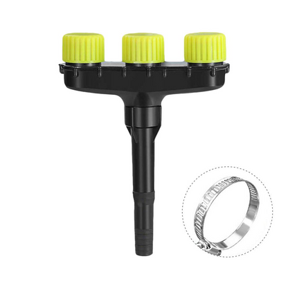 Multifunctional Garden Spray Nozzle with 3 and 5 - Hole Settings - for Watering and Garden Maintenance