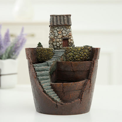 Succulent Decorative Flower Pot for Mini Garden - Bonsai Plant Pot for Micro Landscape and Garden